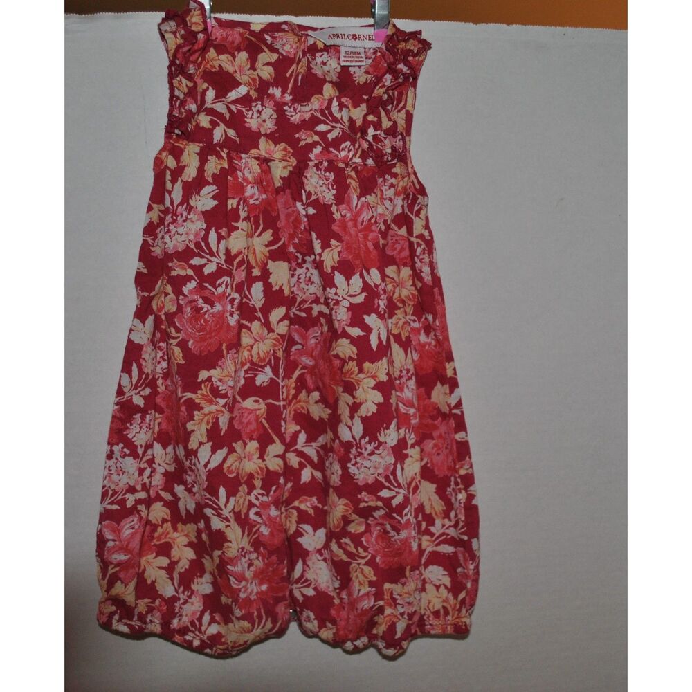 April Cornell toddler one-piece bubble romper size 12-18 months